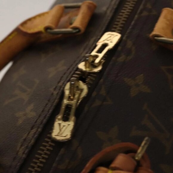 LOUIS VUITTON Monogram Keepall Bandouliere 55 Boston Bag M41414 LV Auth 134424 - Picture 14 of 16